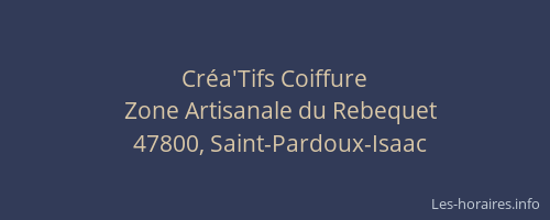 Cr&eacute;a'Tifs Coiffure