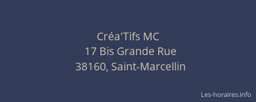 Cr&eacute;a'Tifs MC
