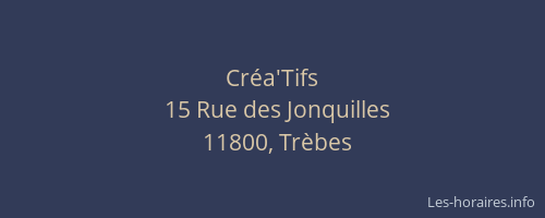 Cr&eacute;a'Tifs