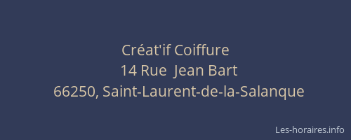 Cr&eacute;at'if Coiffure