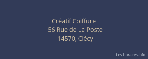 Cr&eacute;atif Coiffure