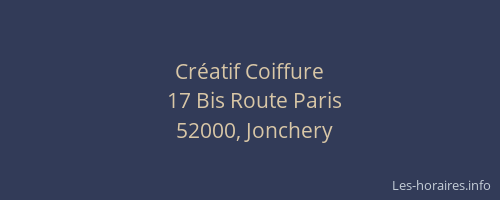Cr&eacute;atif Coiffure