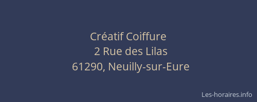 Cr&eacute;atif Coiffure