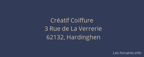 Cr&eacute;atif Coiffure