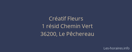 Cr&eacute;atif Fleurs