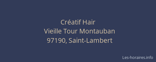 Cr&eacute;atif Hair