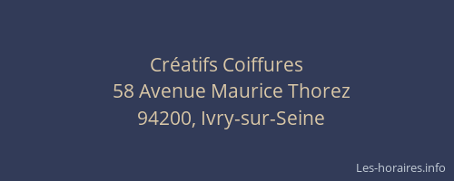 Créatifs Coiffures
