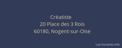 Cr&eacute;atiste