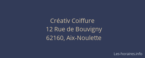 Cr&eacute;ativ Coiffure