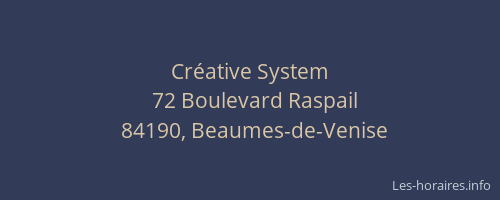 Cr&eacute;ative System