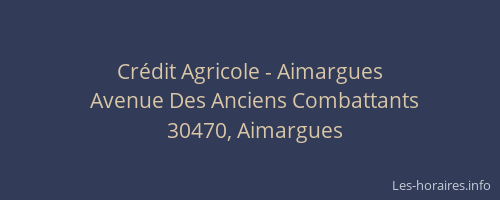 Crédit Agricole - Aimargues