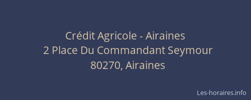 Crédit Agricole - Airaines