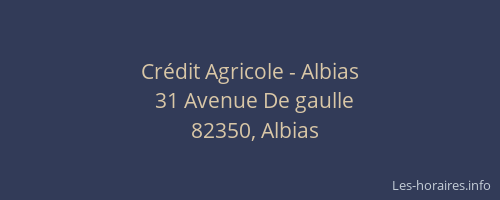 Crédit Agricole - Albias