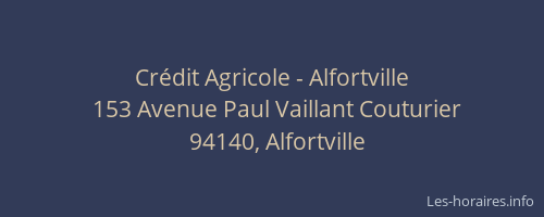 Crédit Agricole - Alfortville