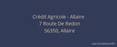 Crédit Agricole - Allaire