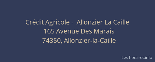 Cr&eacute;dit Agricole -  Allonzier La Caille
