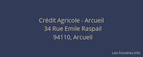 Crédit Agricole - Arcueil