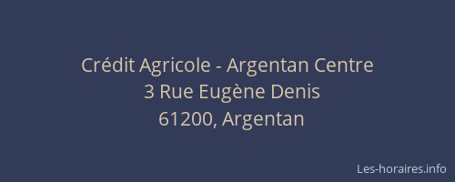 Crédit Agricole - Argentan Centre