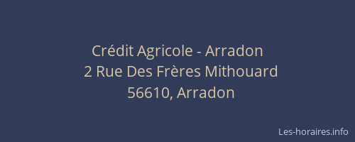 Crédit Agricole - Arradon