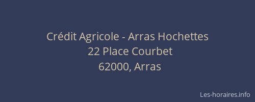 Crédit Agricole - Arras Hochettes