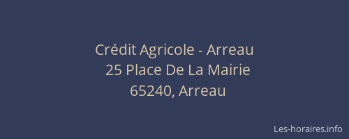 Crédit Agricole - Arreau
