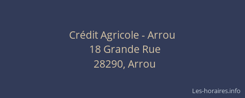 Crédit Agricole - Arrou