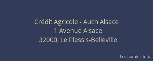 Crédit Agricole - Auch Alsace