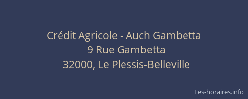 Crédit Agricole - Auch Gambetta