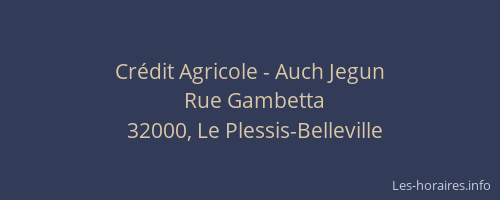 Crédit Agricole - Auch Jegun