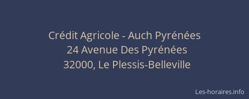 Crédit Agricole - Auch Pyrénées