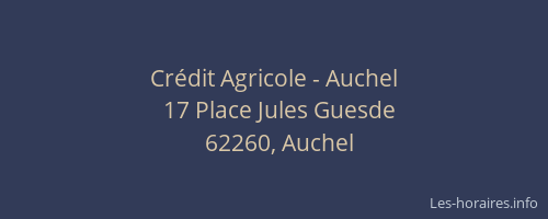 Crédit Agricole - Auchel