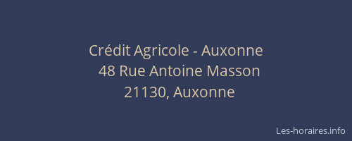 Crédit Agricole - Auxonne