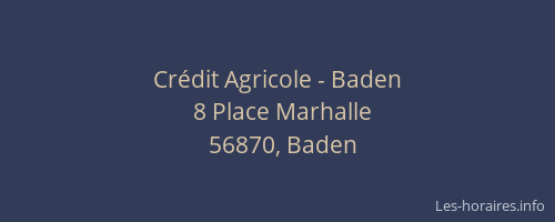 Crédit Agricole - Baden