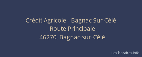Crédit Agricole - Bagnac Sur Célé