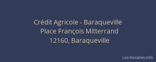 Crédit Agricole - Baraqueville