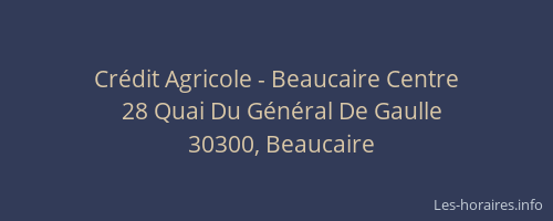 Crédit Agricole - Beaucaire Centre