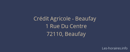 Crédit Agricole - Beaufay