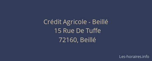 Crédit Agricole - Beillé