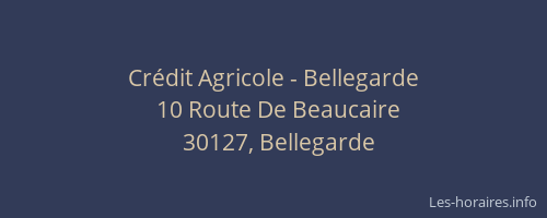 Cr&eacute;dit Agricole - Bellegarde