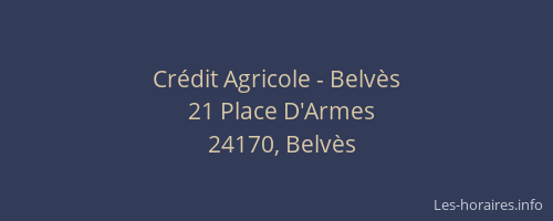 Crédit Agricole - Belvès