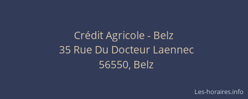 Crédit Agricole - Belz