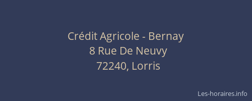 Cr&eacute;dit Agricole - Bernay