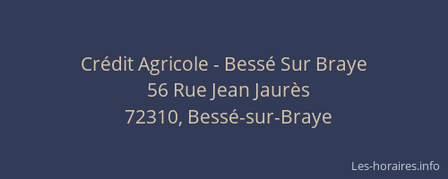 Crédit Agricole - Bessé Sur Braye