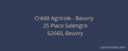 Cr&eacute;dit Agricole - Beuvry