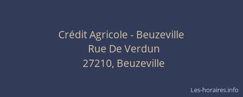 Crédit Agricole - Beuzeville