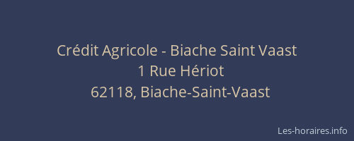 Cr&eacute;dit Agricole - Biache Saint Vaast