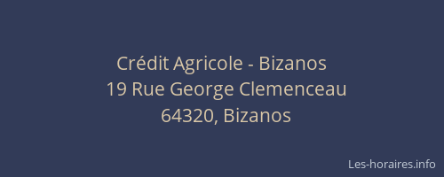 Crédit Agricole - Bizanos
