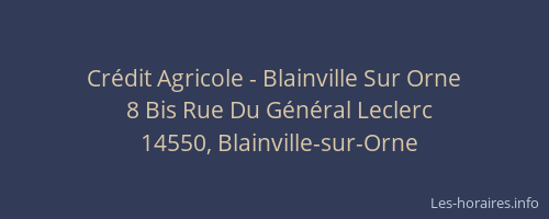 Crédit Agricole - Blainville Sur Orne