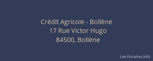 Crédit Agricole - Bollène