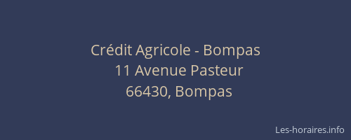 Crédit Agricole - Bompas